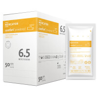 Mercator Chirurgické latexové rukavice Comfort 50 párov sterilné 6,5 Nie