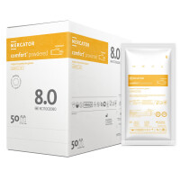 Mercator Chirurgické latexové rukavice Comfort 50 párov sterilné 8 Nie