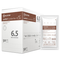 Mercator Chirurgické latexové rukavice Comfort 50 párov sterilné 6,5 Nie