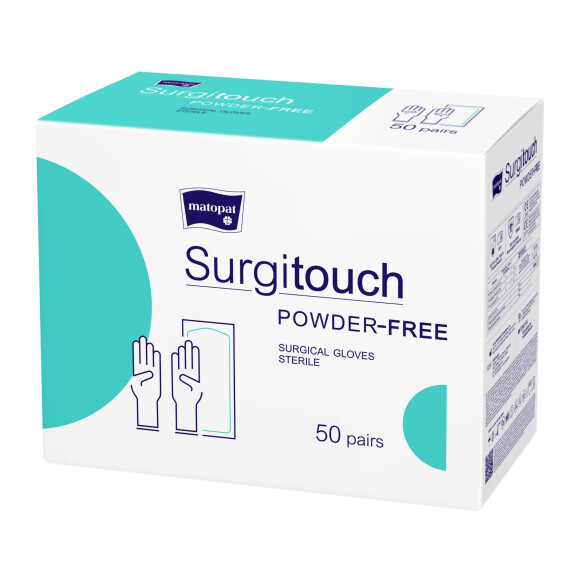 Chirurgické latexové rukavice Matopat Surgitouch 100 kusov nepudrované 8,5 100 ks Nie