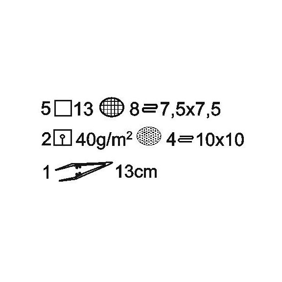 Matoset – Sterilná súprava na tracheostómiu v blistri s kompresmi a pinzetou