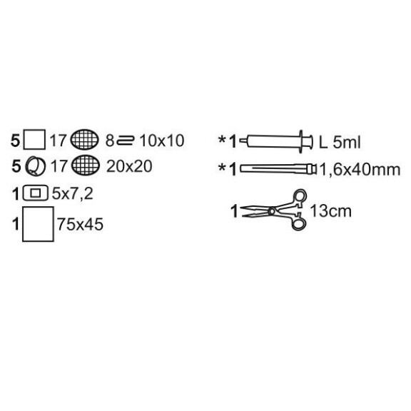 Matoset – Sterilný univerzálny operačný set v papierovo-fóliovom obale 25