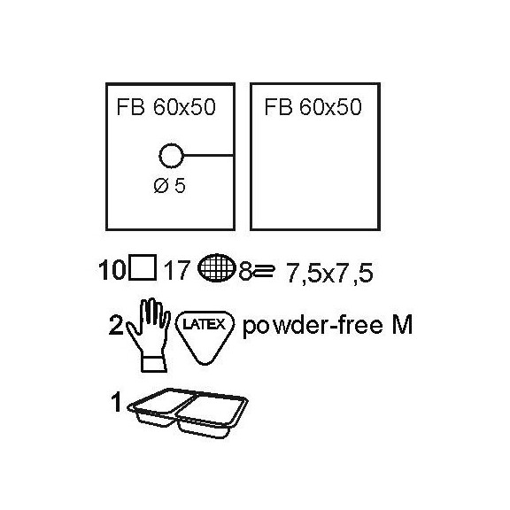 Matopat Operačný set s kompresmi 22