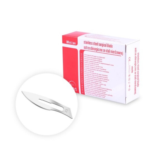 Sterilné chirurgické čepele na jedno použitie 23 100 ks