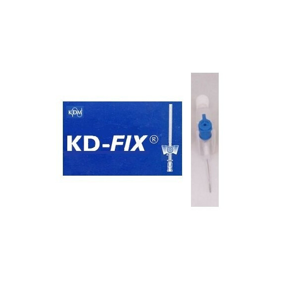 KDM Intravenózna kanyla Venflon KD-Fix G22 - 0,9 x 25 mm 50 ks Blau