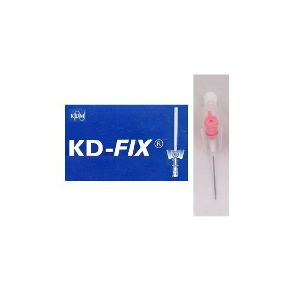 KDM Intravenózna kanyla Venflon KD-Fix G20 - 1,1 x 32 mm 50 ks Ružová