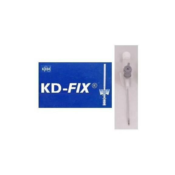 KDM Intravenózna kanyla Venflon KD-Fix G16 - 1,7 x 45 mm 50 ks Sivá