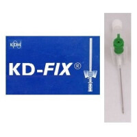 KDM Intravenózna kanyla Venflon KD-Fix G18 - 1,3 x 45 mm 50 ks Zelená