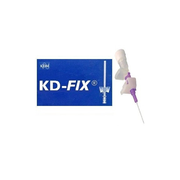 KDM Intravenózna kanyla Venflon KD-Fix 26G 0,62 x 19 mm 50 ks Fialová