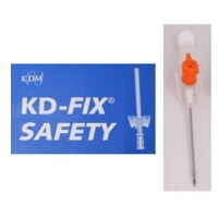 Intravenózna kanyla, venflon KD-Fix Bezpečnosť G14 - 2,1 x 45 mm 50 ks Oranžová