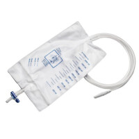 Sterilné vrecko na týždenný odber moču s portom na odber vzoriek 10 ks 2 l 120 cm