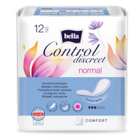 Bella Control Discreet Normal vložky pre ženy 12 ks 10,5 x 28 cm 12 ks