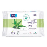 Bella No1 Vlhčený toaletný papier Sensitive s aloe vera
