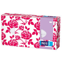 Bella No1 trojvrstvové vreckovky v krabičke 90 ks 90 ks Kartón - ruža