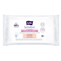 Intímne obrúsky Bella Sensitive na intímnu hygienu pre ženy 20 ks