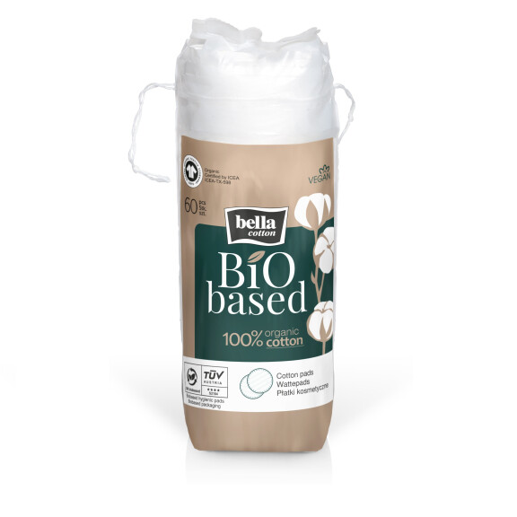 Bella Cotton BiO based odličovacie tampóny 60 ks z bio bavlny