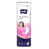 Bella Normal Maxi hygienické vložky 10 ks pre silnú menštruáciu