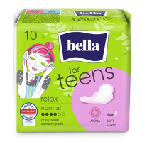 Bella for Teens Relax tenké voňavé vložky pre tínedžerky 10 ks
