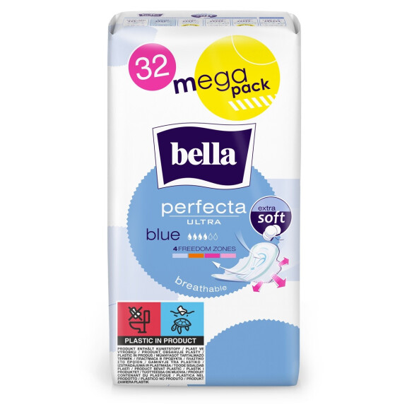 Bella Perfecta Ultra Blue ultratenké vložky s krídelkami 32 ks