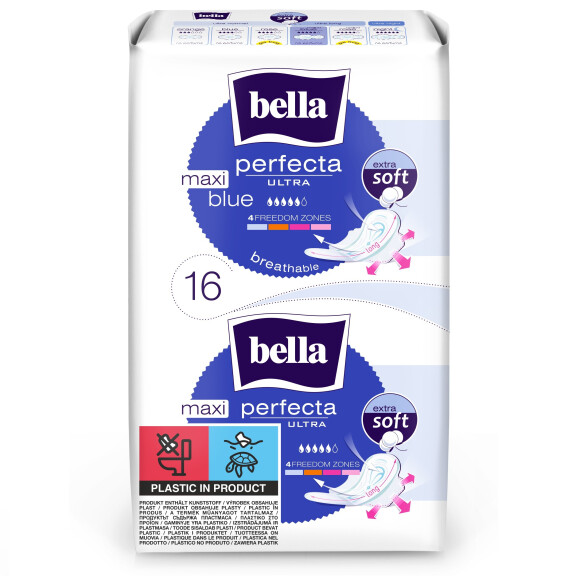 Vložky Bella Perfecta Ultra Maxi Blue na silnú menštruáciu 16 ks