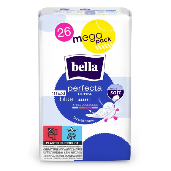 Vložky Bella Perfecta Ultra Maxi Blue na silnú menštruáciu 26 ks