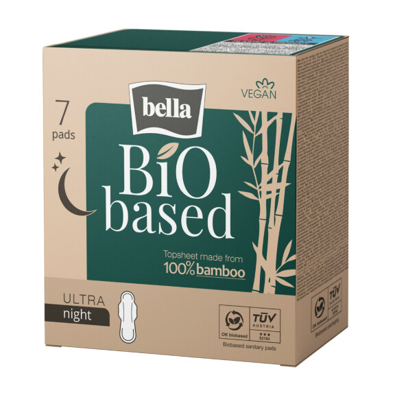 Bella BiO based Ultra Night ekologické vložky na noc 7 ks 7 ks