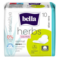 Bella Herbs Ultra Normal ultratenké vložky Aloe Vera10 ks 10 ks