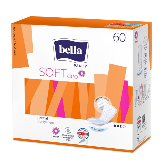 Bella Panty Soft Deo Fresh voňavé vložky 60 ks