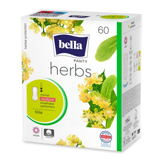 Slipové vložky Bella Herbs Lipa 60 ks