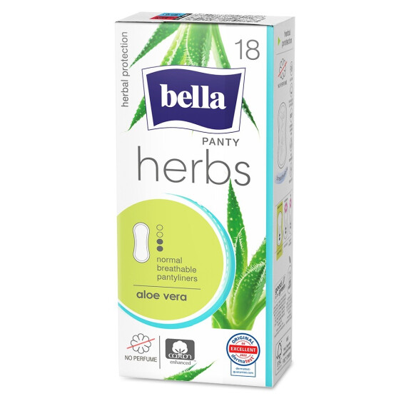 Slipové vložky Bella Herbs Aloe Vera 18 ks