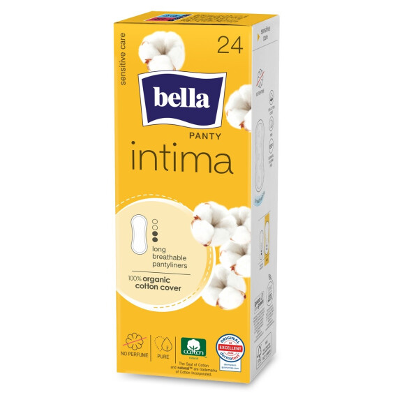 Vložky Bella Panty Intima Long s organickou bavlnou 24 ks