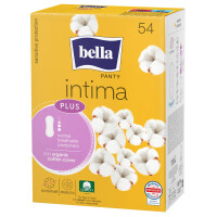 Bella Intima Plus Normal vložky s bavlnou pre citlivú pokožku 54 ks