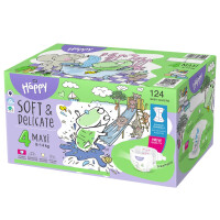 Bella Baby Happy Plienky Soft&Delicate 4 Maxi 124 kusov pre deti