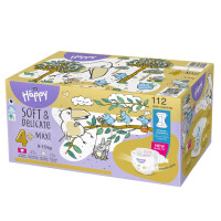 Bella Baby Happy Plienky Soft&Delicate 4+ Maxi Plus 112 ks pre deti 9-15 kg