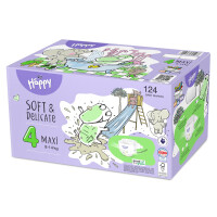 Bella Baby Happy plienky Maxi (4) 124 ks pre deti 8-14 kg