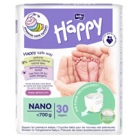 Bella Baby Happy Nano Plienky pre predčasniatka do 700 g 30 ks 30 ks