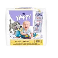 Podložky na prebaľovanie Bella Baby Happy pre bábätká 60 x 60 cm 10 ks