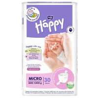 Bella Baby Happy Micro plienky pre predčasniatka 30 ks do 1200 g 30 ks
