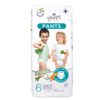 Plienkové nohavičky Bella Baby Happy Pants Junior Extra pre deti nad 16 kg 36 ks Fólia