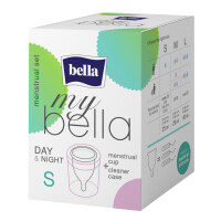 Menštruačný kalíšok Bella my bella pre ženy s nádobkou na viac použití S