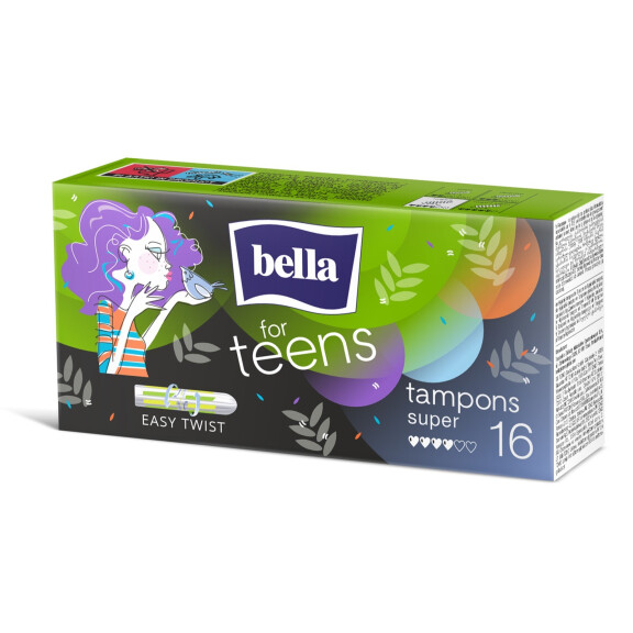 Bella For Teens Super tampóny pre teenagerky na silnú menštruáciu