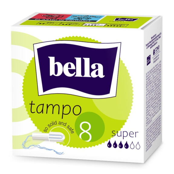 Bella Tampo Super tampóny na silnú menštruáciu 8 alebo 16 kusov 8 ks