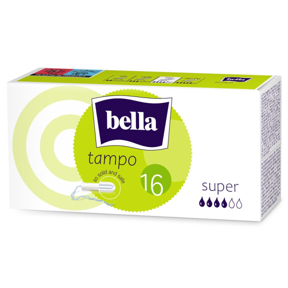 Bella Tampo Super tampóny na silnú menštruáciu 8 alebo 16 kusov 16 ks