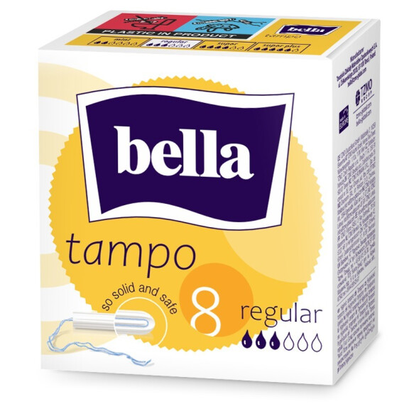 Bella Tampo Regular tampóny na miernu menštruáciu 8 alebo 16 kusov 8 ks