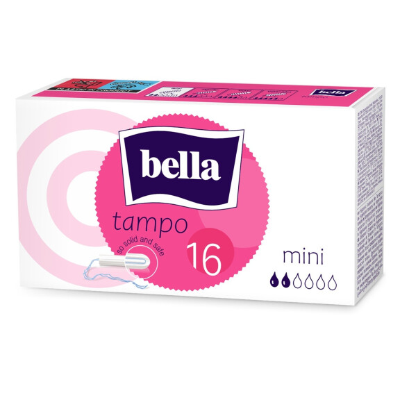 Bella Tampo Mini hygienické tampóny pre ženy 8 ks alebo 16 ks 16 ks