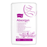 Matopat Absorgyn Absorpčné vložky pre ženy po pôrode s fóliou 7,5 x 27 cm 10 ks