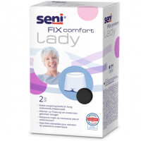 Seni FIX COMFORT LADY fixačné nohavičky pre ženy na inkontinenciu 2 ks M Čierna