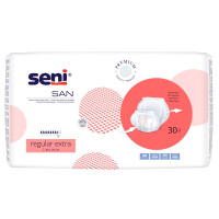 Seni San Regular Extra anatomické plienky pre dospelých 30 ks na inkontinenciu