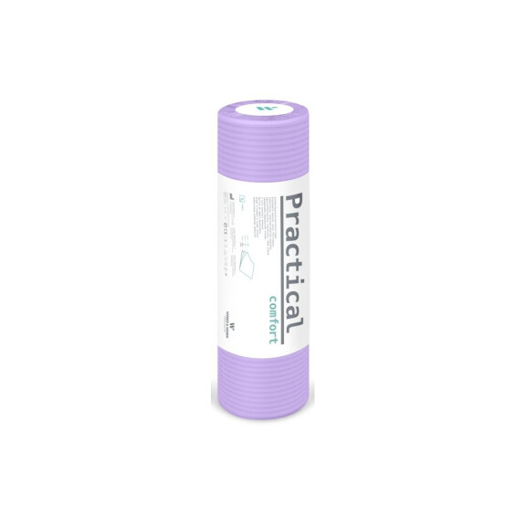 [TO CHECK] PHOTO OK Jednorazové podložky Weber&Weber Practical Comfort na rolke pre pacienta Fialová