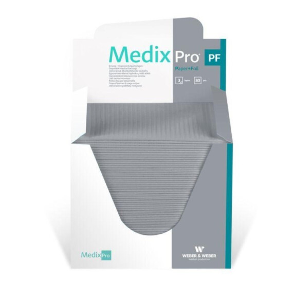 [TO CHECK] PHOTO OK Jednorazové podložky Weber&Weber MedixPro skladané rôzne farby do ordinácie Sivá